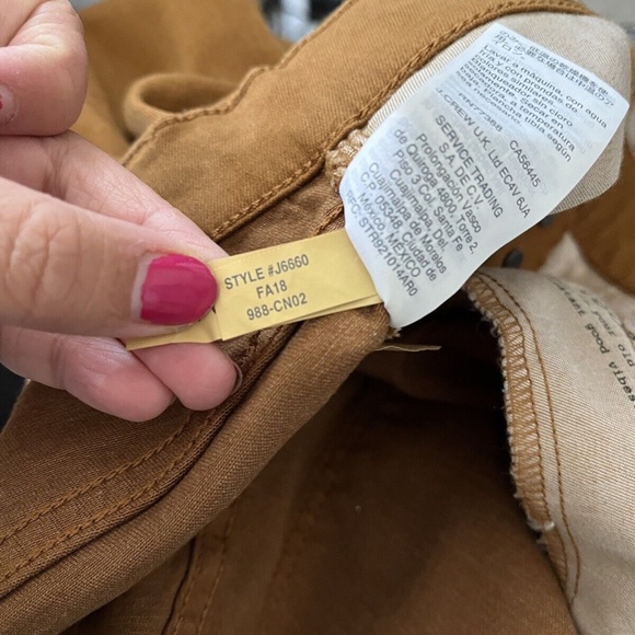 NWT Madewell burnished cedar 9” high rise skinny - Picture 7 of 9